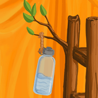 bottle of water