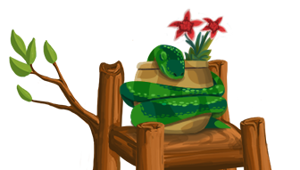 Upgrade, snake and flower pot